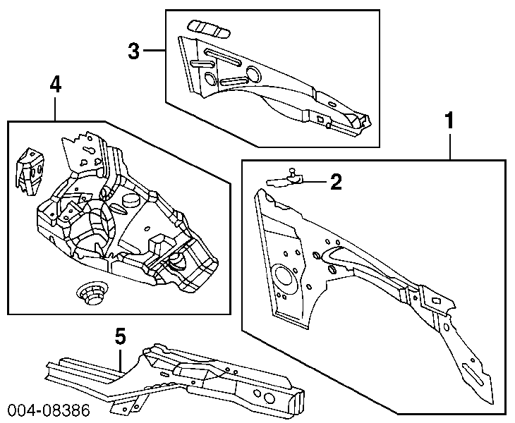 Radiador refrigeración del motor M053001A Jdeus