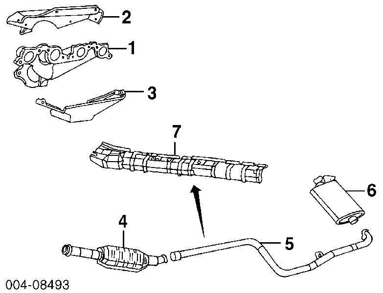 Silenciador del medio BM50412 BM Catalysts