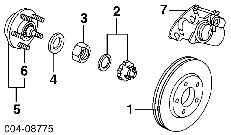 5016228AA Chrysler pastillas de freno delanteras