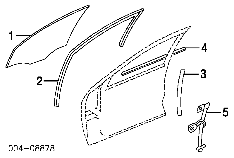 Mecanismo alzacristales, puerta delantera izquierda para Chrysler PT Cruiser 