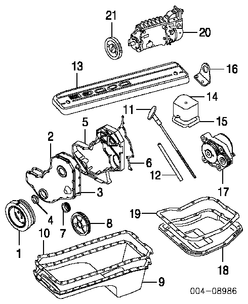 5003468AA Chrysler junta, tapa superior de bloque de cilindros