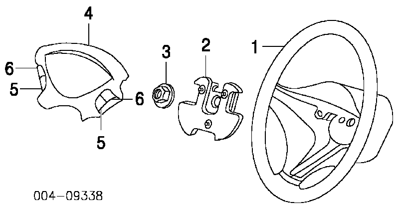 4685728AB Chrysler barra oscilante, suspensión de ruedas delantera, inferior izquierda