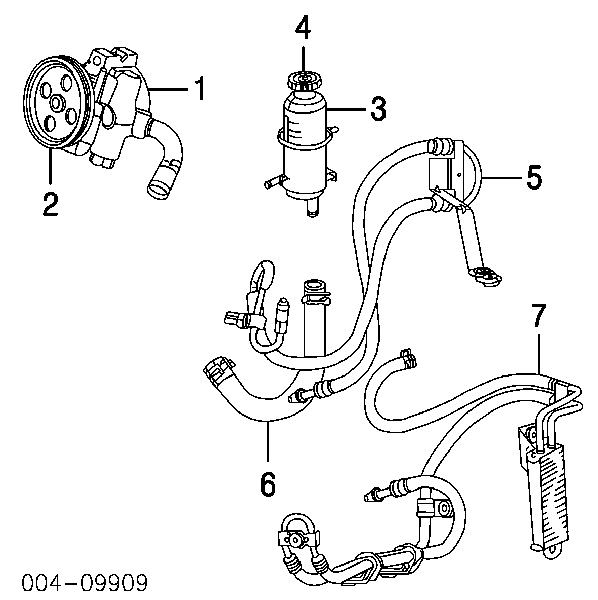 Bomba hidráulica de dirección K52088711AB Fiat/Alfa/Lancia