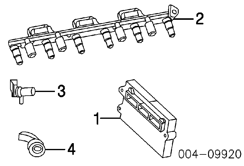 Sensor de posición del cigüeñal K05269873AB Fiat/Alfa/Lancia