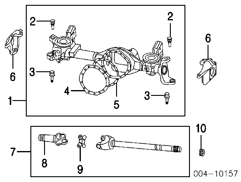 Rótula de suspensión superior K05086672AB Fiat/Alfa/Lancia