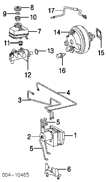 Cilindro principal de freno K05127446AA Fiat/Alfa/Lancia