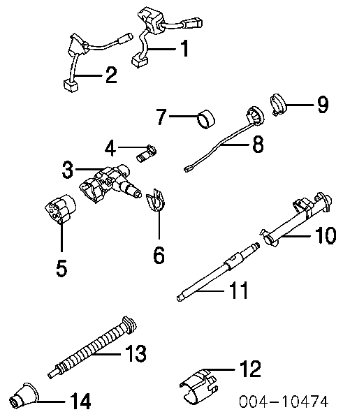 5114488AA Chrysler barra oscilante, suspensión de ruedas delantera, inferior izquierda