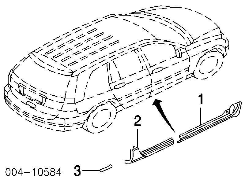 6036155AA Chrysler soporte de radiador inferior (panel de montaje para foco)