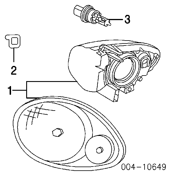 5303550AI Chrysler faro derecho