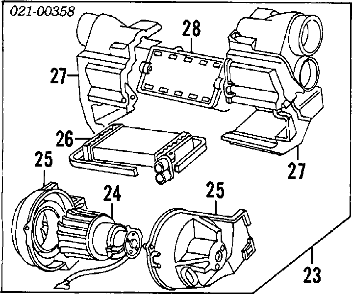 Motor de ventilador habitáculo para Alfa Romeo 164 (164)