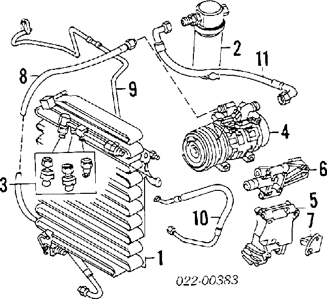 Compresor de aire acondicionado 134034R ACR