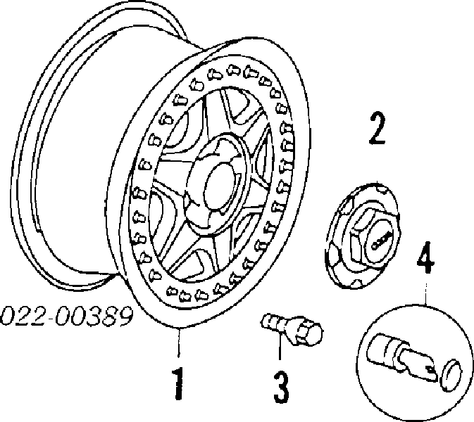 443601143 VAG Cubierta de la Llanta