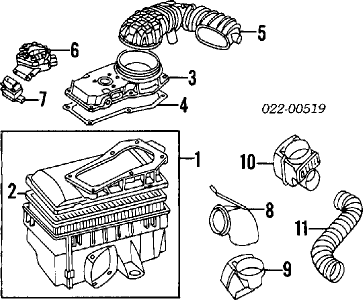 Regulador de presión de combustible, rampa de inyectores para Audi 90 (89, 89Q, 8A, B3)
