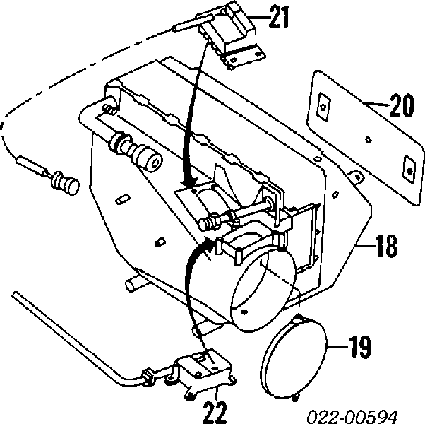 Evaporador, aire acondicionado 310101 ACR