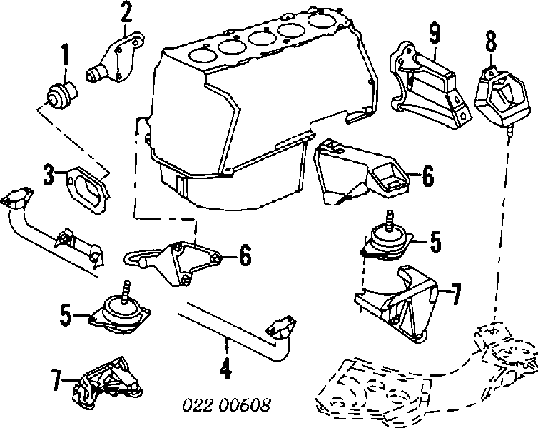 Montaje De Transmision (Montaje De Caja De Cambios) 4A0399151C VAG