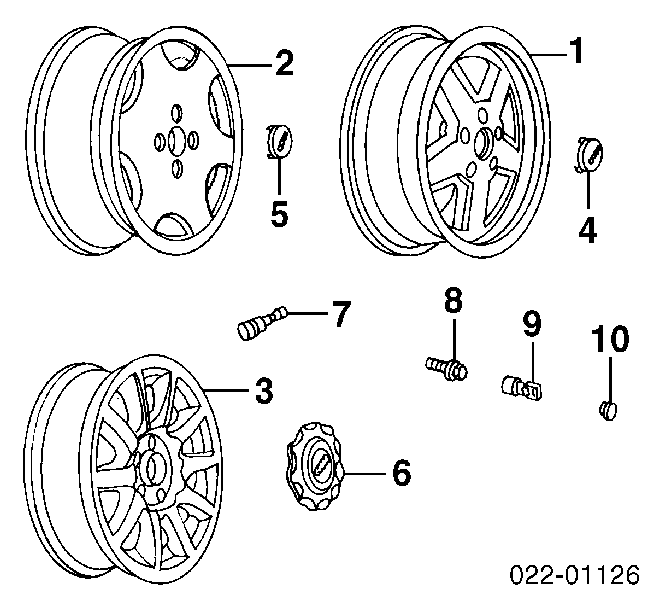 4A06011657ZC VAG Aros