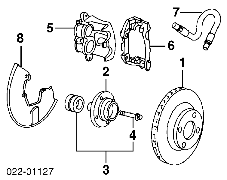 Pinza de freno delantera izquierda 3177810 DRI