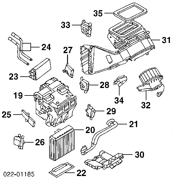 Elemento De Reglaje Valvula Mezcladora Actuador de Compuerta 4B1820511A VAG/Audi