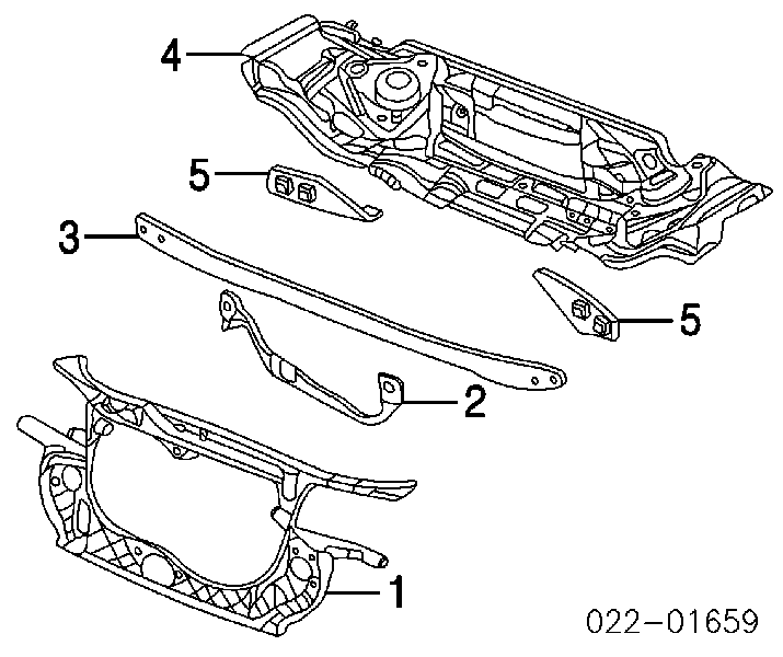 Revestimiento frontal inferior para Audi A4 (8E2)