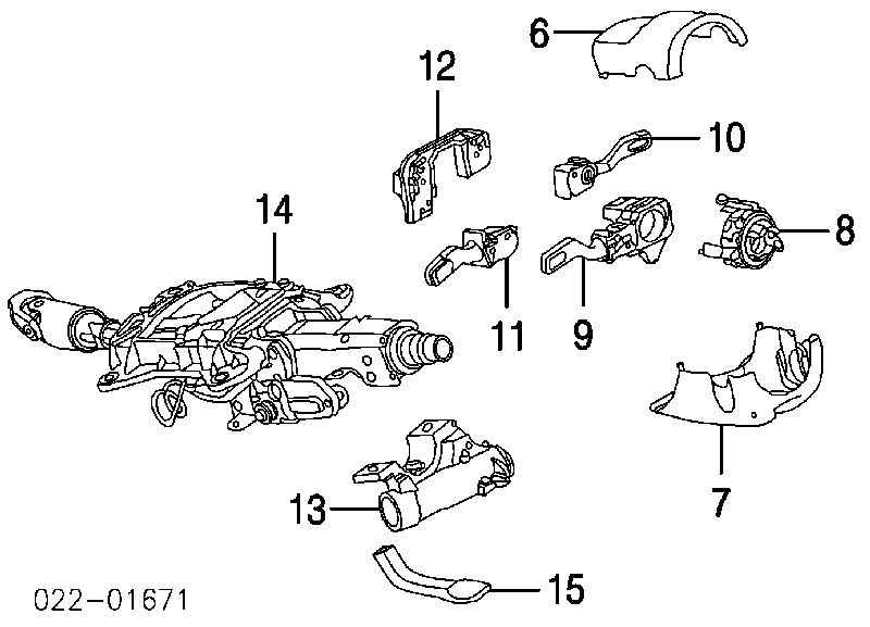 Columna de dirección para Audi A4 (8E2)