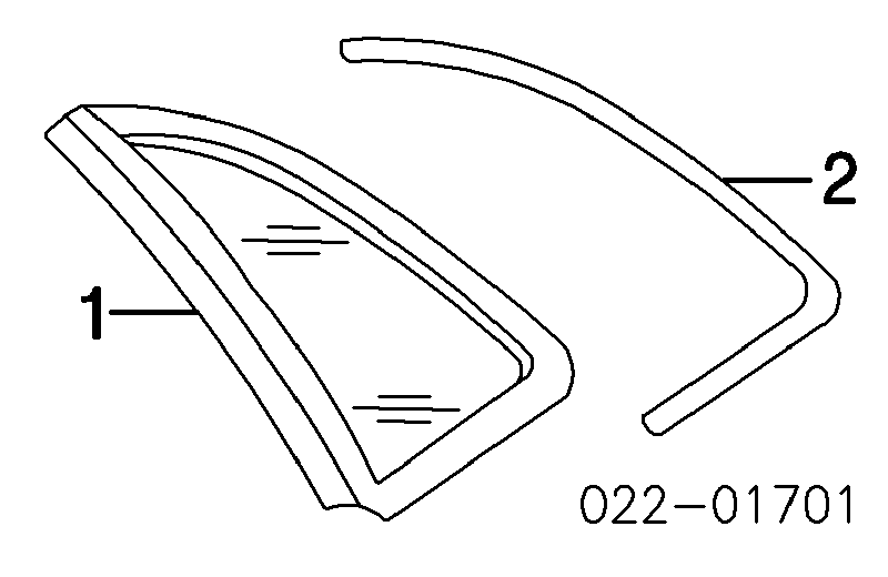 Ventanilla costado superior izquierda (lado maletero) para Audi A4 (8E2)