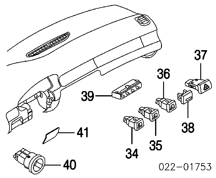 8E0941531A5PR VAG interruptor de faros para "torpedo"