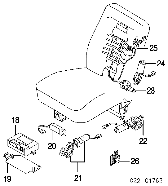 8E0959760 VAG módulo de control (ecu del asiento delantero)