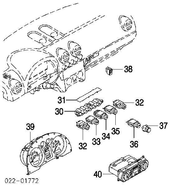 Boton De Alarma para Audi TT (8N9)