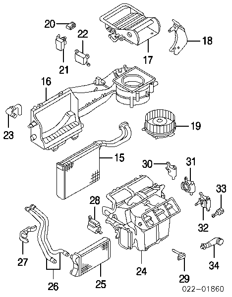 Elemento De Reglaje Valvula Mezcladora Actuador de Compuerta 8E1820511A VAG/Audi