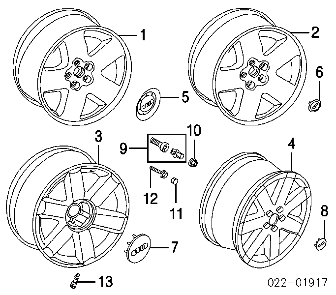 8N0601025CZ17 VAG Aros