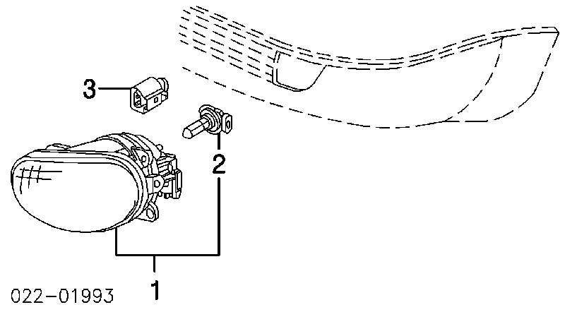 Comprar 4E0941699 VAG Luz antiniebla izquierdo