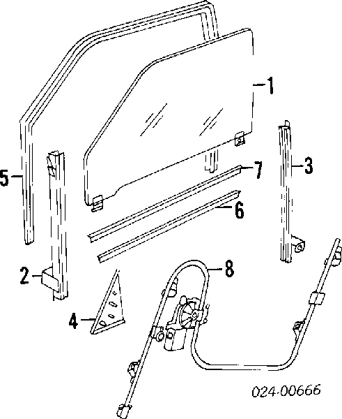 51321904507 BMW manivela elevalunas puerta delantera