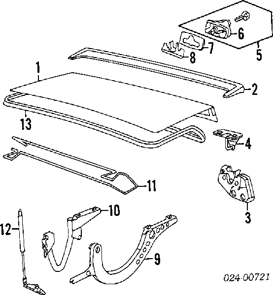 51248103180 BMW amortiguador maletero