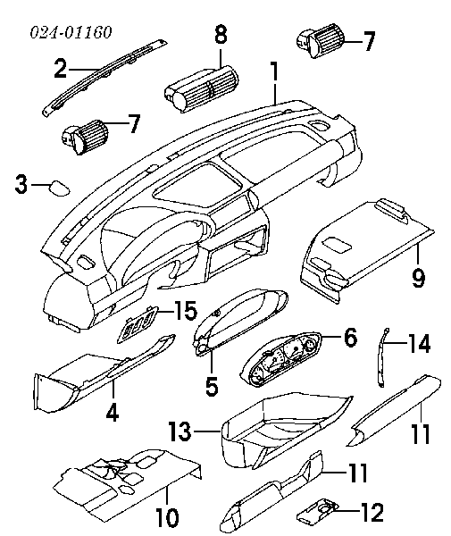 Luz Del Tablero (Panel Principal) 62111391260 BMW