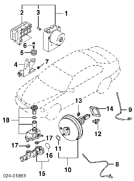 Sensor ABS 34526756373 BMW