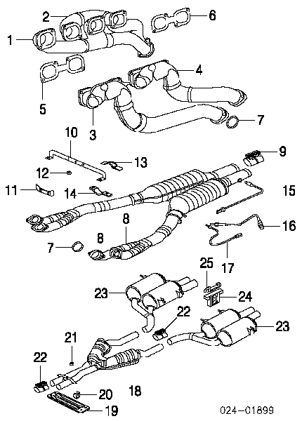 Soporte, silenciador 18211723915 BMW