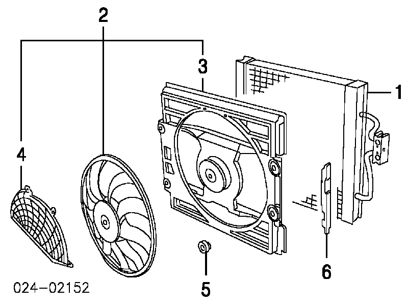 Armazón radiador para BMW 7 (E38)