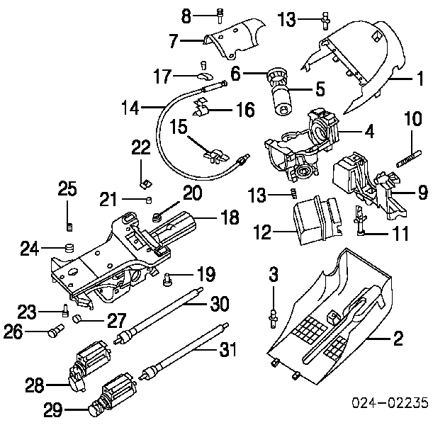 Caja de сerradura de la dirección 32301093571 BMW