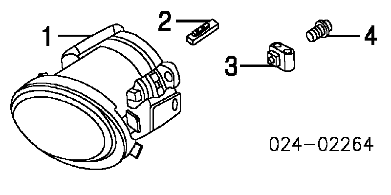 Luz antiniebla derecha Magneti Marelli LAC121