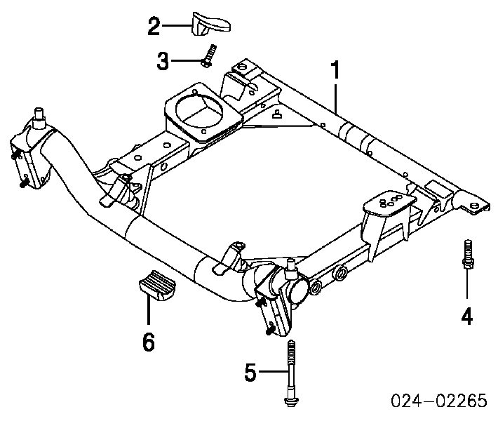 31101096954 BMW subchasis delantero soporte motor