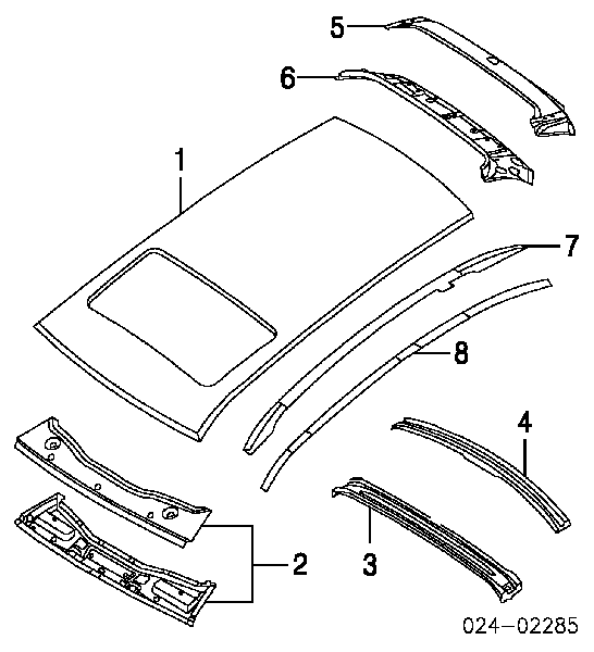 Techo de coche BMW 3 (E46)