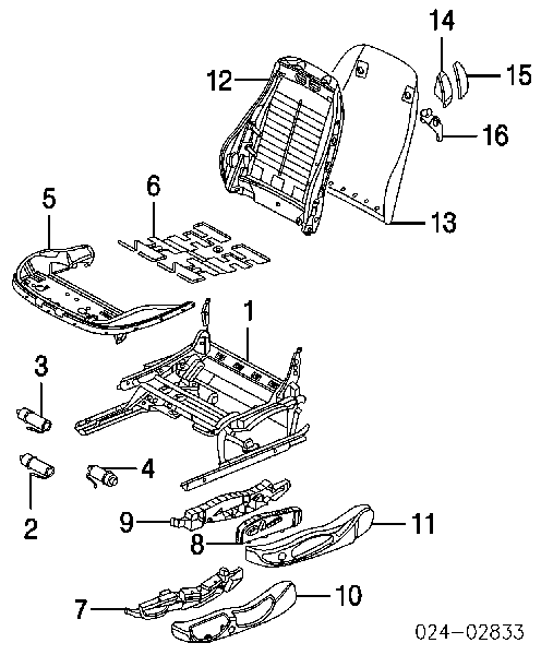 52108226312 BMW boton de ajuste de asiento bloque derecho