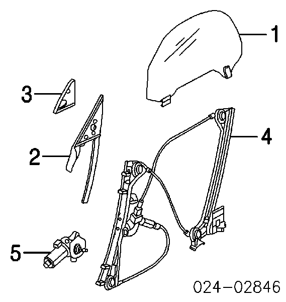 51337198909 BMW mecanismo de elevalunas, puerta delantera izquierda