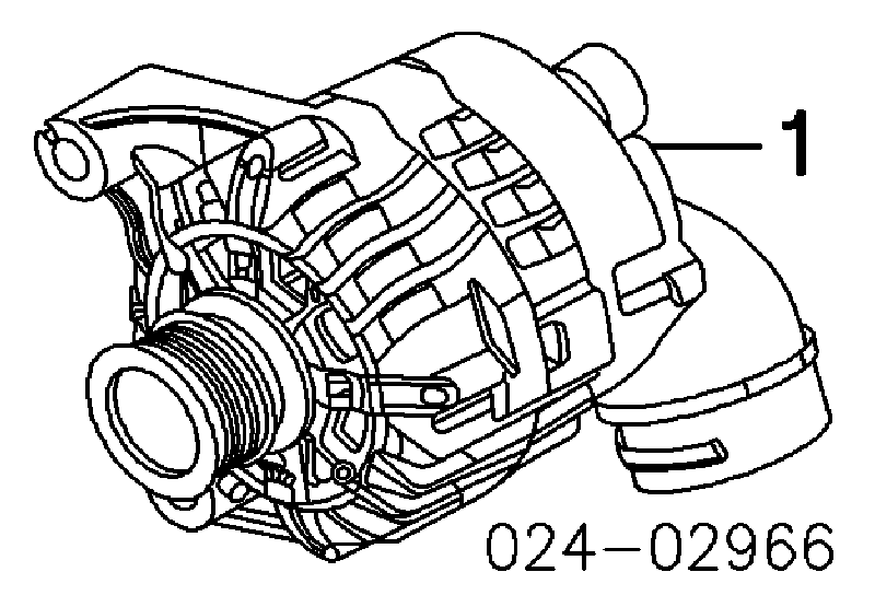 Alternador 12317521136 BMW