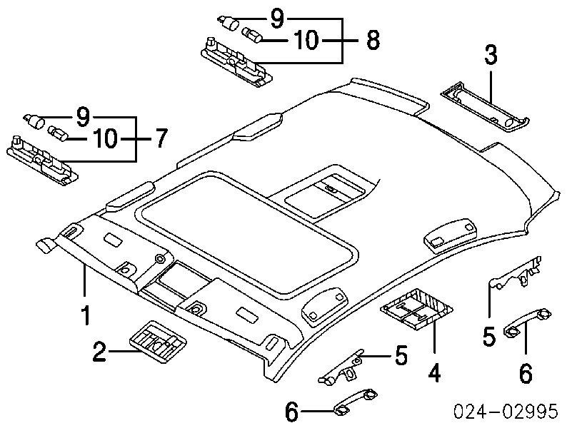 Comprar 63316910793 BMW Luz interior trasera