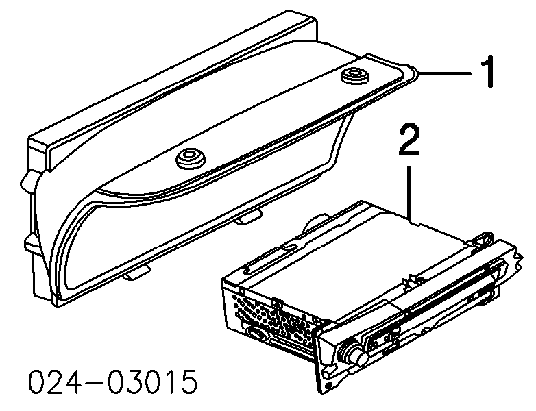 Radio (radio AM/FM) 65126933476 BMW