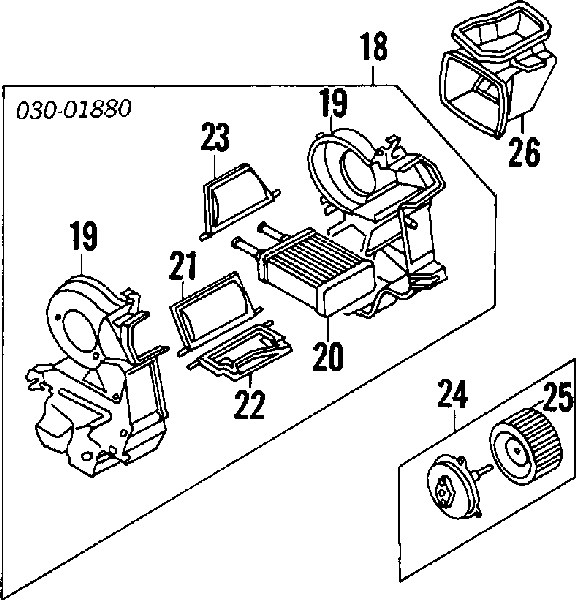 Radiador de calefacción para Nissan Micra (K10)