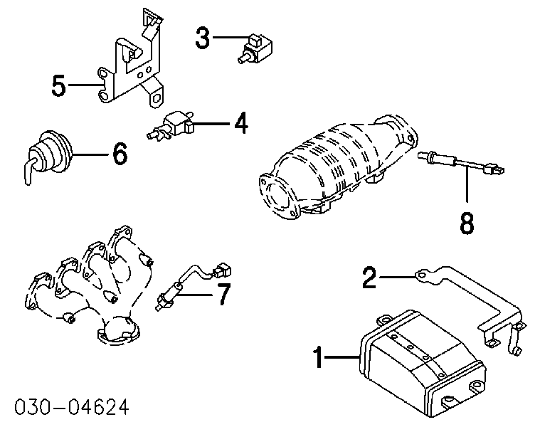 Adsorbente De Vapor De Combustible 149507Y00A Nissan