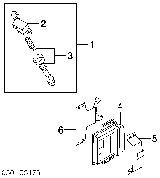 Bobina de encendido 7701053105 Renault (RVI)