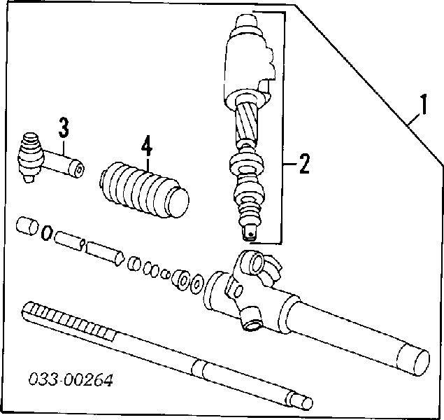 Cremallera de dirección CBC4925 Jaguar